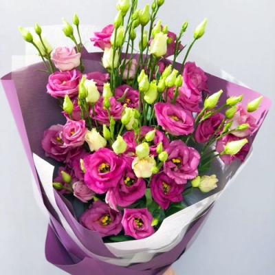 Букет из Эустом (Лизиантус) арт. 7345