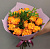 Букет "Мелодия цветов-15" из кенийских оранжевых роз арт. 7129-Ор