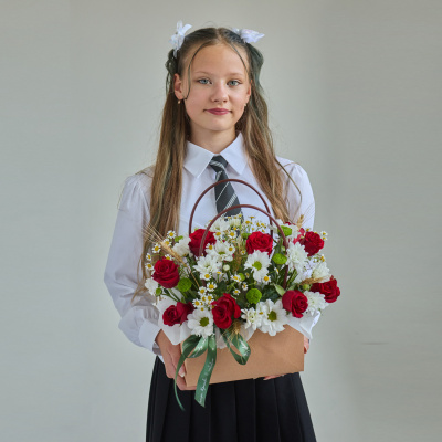 Сумка с хризантемой и розами Кения арт. 84590