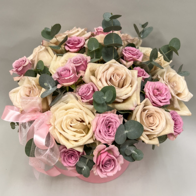 Коробка с розами "Дольче вита" арт. 45003